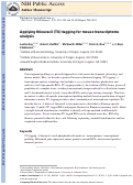 Cover page: Applying thiouracil tagging to mouse transcriptome analysis