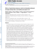 Cover page: Effects of paired transcutaneous electrical stimulation delivered at single and dual sites over lumbosacral spinal cord