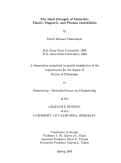 Cover page: The Ideal strength of materials: Elastic, magnetic, and phonon 
instabilities