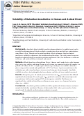 Cover page: Solubility of Haloether Anesthetics in Human and Animal Blood