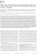 Cover page: Phase I Safety, Pharmacokinetics, and Pharmacogenetics Study of the Antituberculosis Drug PA-824 with Concomitant Lopinavir-Ritonavir, Efavirenz, or Rifampin