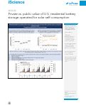 Cover page: Private vs. public value of U.S. residential battery storage operated for solar self-consumption