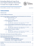 Cover page: Extending Medicaid Long-Term Care Impoverishment Protections To Same-Sex Couples in Illinois