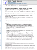 Cover page: Incidence of and risk factors for type-specific anal human papillomavirus infection among HIV-positive MSM