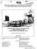 Cover page: INTERSECTING FAULTS AND SANDSTONE STRATIGRAPHY AT THE CERRO PRIETO GEO-THERMAL FIELD