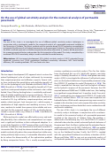 Cover page: On the use of global sensitivity analysis for the numerical analysis of permeable pavements