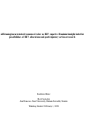 Cover page: Affirming incarcerated women of color as HIV experts: Feminist insight into the possibilities of HIV education and participatory action research