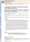 Cover page: 12-lipoxygenase activity plays an important role in PAR4 and GPVI-mediated platelet reactivity