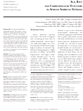 Cover page: Age, Race and Cardiovascular Outcomes in African American Veterans.