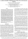 Cover page: An Affective Probability Weighting Function for Risky Choice with Nonmonetary Outcomes