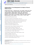 Cover page: Implementation of Care Management: An Analysis of Recent AHRQ Research