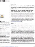 Cover page: Human evolutionary loss of epithelial Neu5Gc expression and species-specific susceptibility to cholera