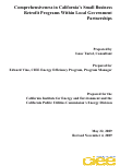 Cover page: Comprehensiveness in California’s Small Business Retrofit Programs Within Local Government Partnerships