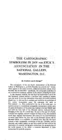 Cover page: The Cartographic Symbolism in Jan van Eyck's Annunciation in the National Gallery, Washington, D.C.