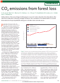 Cover page: CO2 emissions from forest loss