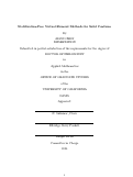 Cover page: Stabilization-Free Virtual Element Methods for Solid Continua