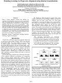 Cover page: Modeling Learning via Progressive Alignment using Interim Generalizations