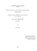 Cover page: Statistical Methods for Cohort Studies with Terminal Events