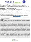 Cover page: Orthopaedic Surgery Didactic Session Improves Confidence in Distal Radius Fracture Management by Emergency Department Residents