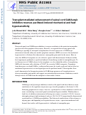 Cover page: Transplant-mediated enhancement of spinal cord GABAergic inhibition reverses paclitaxel-induced mechanical and heat hypersensitivity