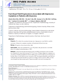 Cover page: Fast Visual Field Progression Is Associated with Depressive Symptoms in Patients with Glaucoma