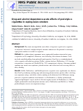 Cover page: Drug and alcohol dependence acute effects of pod-style e-cigarettes in vaping-naïve smokers