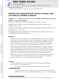 Cover page: Mapping the Progression of Atrophy in Early- and Late-Onset Alzheimer’s Disease