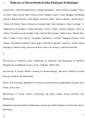 Cover page: Pathways to electrochemical solar-hydrogen technologies