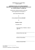 Cover page: Differentiating Mass From Density: The Effect Of Modeling And Student Dialogue In A Sixth-Grade Classroom