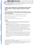 Cover page: Incidence and Management of Uncomplicated Recurrent Urinary Tract Infections in a National Sample of Women in the United States