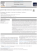 Cover page: Reduced higher dimensional temporal dynamism in neurofibromatosis type 1