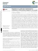 Cover page: Snapshots of a solid-state transformation: coexistence of three phases trapped in one crystal