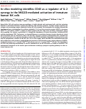 Cover page: In silico modeling identifies CD45 as a regulator of IL-2 synergy in the NKG2D-mediated activation of immature human NK cells