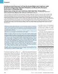 Cover page: Developmental Exposure to Polychlorinated Biphenyls Interferes with Experience-Dependent Dendritic Plasticity and Ryanodine Receptor Expression in Weanling Rats