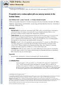 Cover page: Progestin-only contraceptive pill use among women in the United States