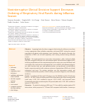 Cover page: Noninterruptive Clinical Decision Support Decreases Ordering of Respiratory Viral Panels during Influenza Season