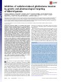 Cover page: Inhibition of radiation-induced glioblastoma invasion by genetic and pharmacological targeting of MDA-9/Syntenin