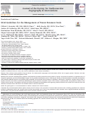 Cover page: SCAI Guidelines for the Management of Patent Foramen Ovale