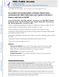 Cover page: Association of Urine Biomarkers of Kidney Tubule Injury and Dysfunction With Frailty Index and Cognitive Function in Persons With CKD in SPRINT