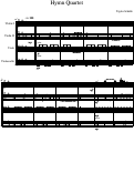 Cover page: Hymn Quartet