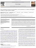 Cover page: The contribution of the left mid-fusiform cortical thickness to Chinese and English reading in a large Chinese sample