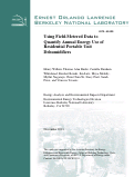 Cover page: Using Field-Metered Data to Quantify Annual Energy Use of Residential Portable Unit Dehumidifiers