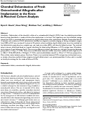 Cover page: Chondral Delamination of Fresh Osteochondral Allografts after Implantation in the Knee: A Matched Cohort Analysis