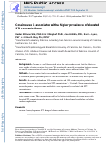 Cover page: Cocaine use is associated with a higher prevalence of elevated ST2 concentrations