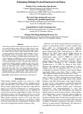 Cover page: Estimating Multiple Evoked Emotions from Videos