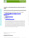 Cover page: Towards a chiral gauge theory by deconstruction in AdS5