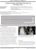 Cover page: An Elderly Woman With Gibbus Deformity and Physiologic Shock