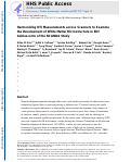 Cover page: Harmonizing DTI measurements across scanners to examine the development of white matter microstructure in 803 adolescents of the NCANDA study