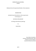 Cover page: Mathematical and Computational Models of Virus Dynamics