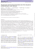 Cover page: Measurements of the thermal and ionization state of the intergalactic medium during the cosmic afternoon